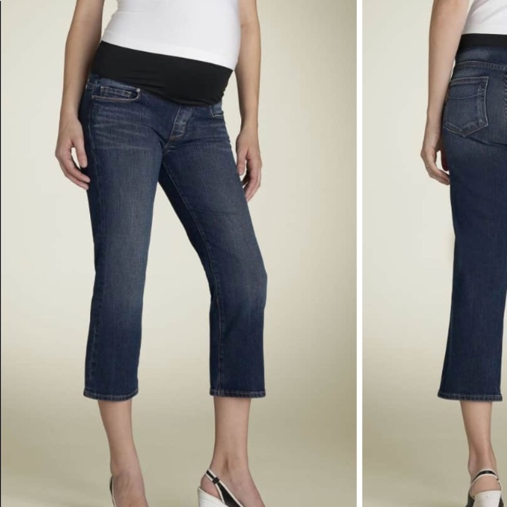 PAIGE maternity Jean crop Capri 29 Laurel Canyon